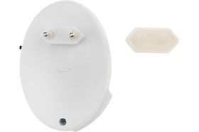Беспроводной дверной звонок REXANT RX-6 220 вольт кнопка IP 44 73-0060 (артикул 15728501) – фото 1
