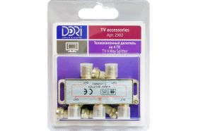 Разветвитель DORI на 4 TV 5-1000 MHz на F 2302 (артикул 21239206) – фото 1