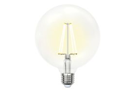 Светодиодная лампа Uniel LED-G125-10W/NW/E27/CL PLS02WH Форма шар, прозрачная UL-00004859 (артикул 15932466) – фото 1