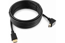Кабель HDMI Cablexpert 4.5 м v1.4 19M/19M угловой разъем черный CC-HDMI490-15 (артикул 16205180) – фото 1