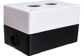 Корпус TDM КП102 для кнопок, 2места, белый SQ0705-0002 (артикул 16137830) – фото 1
