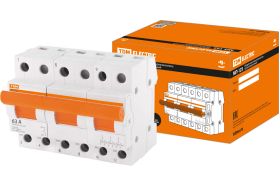 Трехпозиционный модульный переключатель TDM МП-125 3P 63А SQ0224-0046 (артикул 18168109) – фото 1