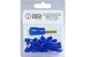 Штыревой плоский наконечник DORI НШПИ 1,0-2,5 мм2 50 шт 44437 (артикул 21239428) – фото 1
