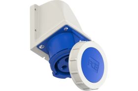Настенная розетка PCE 32А 230V 1P+N+E IP67 1232-6 (артикул 16040300) – фото 1