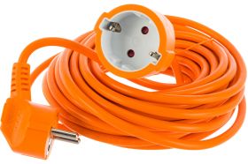 Удлинитель-шнур с 1-й розеткой с заземлением Electraline, с защитой от детей 10м 01640 (артикул 15480335) – фото 1
