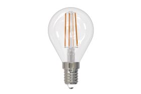Светодиодная лампа Uniel Форма шар Серия Sky LED-G45-9W/3000K/E14/CL PLS02WH UL-00005172 (артикул 15951220) – фото 1