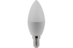 Светодиодная лампа LED B35 8W 827 E14 R диод, свеча, 8Вт, теплый свет, E14 Б0050694 (артикул 16921261) – фото 1