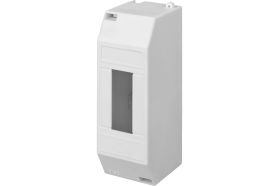 Пластиковый бокс REXANT КМПн 1/2 модуля IP20 белый 11-0112 (артикул 19809874) – фото 1