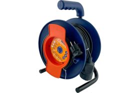 Силовой удлинитель на катушке Glanzen ПВС 2х1,5 арт. EC-40-010 00-00006539 (артикул 16213379) – фото 1