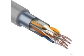 Кабель REXANT витая пара, FTP, 4PR, 24AWG, CAT5e, STRANDED, бухта 305 м 01-0145 (артикул 16124713) – фото 1