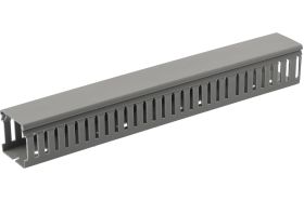 Кабель канал ЭРА KK2525PERF перфорированный, 25х25, серый, 100м Б0050771 (артикул 19466436) – фото 1