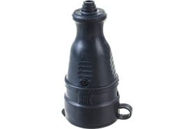 Каучуковая переносная розетка с защитной крышкой EKF, 230В 2P+PE 16A IP44 PRO RPS-012-16-230-44-r (артикул 16369709) – фото 1