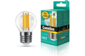 Светодиодная лампа Camelion LED12-G45-FL/830/E27 12Вт 220В 13714 (артикул 15917491) – фото 1