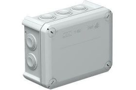 Распределительная коробка OBO Bettermann 150х116х67 мм, IP66, T100, 10х25 светло-серая 2007077 (артикул 17736538) – фото 1