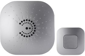 Беспроводной звонок ЭРА BIONIC Silver Б0017749 (артикул 15980860) – фото 1