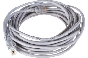 Патч-корд ЭРА Simple PC-7U-A U/UTP категория 5e, длина 7 метров, неэкранированный, серый, Б0051375 (артикул 20234380) – фото 1
