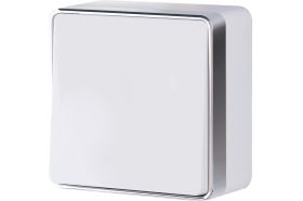 Одноклавишный проходной выключатель WERKEL W5012001 Gallant белый a051570 (артикул 15777330) – фото 1