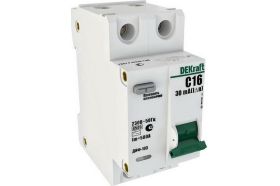 Автоматический выключатель дифференциального тока Schneider Electric со встроенной защитой 1полюс+N 16А 30мА AC C 15157DEK (артикул 18145039) – фото 1