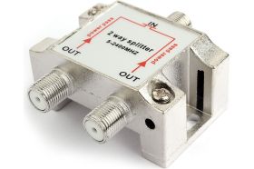 Профессиональный ТВ сплиттер Cablexpert на 2 телевизора, Power Pass 5-2400MHZ AS-TV-PP-02 (артикул 19561668) – фото 1