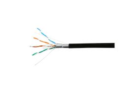 Кабель SkyNet Premium FTP outdoor 4x2x0,51, медный, FLUKE TEST, кат.5e, однож., 305 м, box, черный CSP-FTP-4-CU-OUT (артикул 15932905) – фото 1