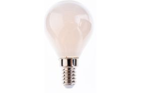 Лампа Gauss Filament, шар, 9W, 590lm, 3000К, Е14, milky, LED, 1/10/50 105201109 (артикул 16436762) – фото 1