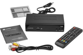 Цифровой телевизионный приемник HARPER DVB-T2 HDT2-5050 с функцией FULL HD медиаплеера H00001479 (артикул 16869649) – фото 1