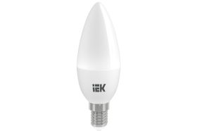 Лампа IEK LED, C35, свеча, 5вт, 230В, 4000К, E14 LLE-C35-5-230-40-E14 (артикул 16459835) – фото 1