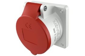 Встраиваемая панельная розетка Mennekes 16А 380V 3P+N+E IP44 1385 (артикул 16488218) – фото 1