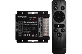 Контроллер RGB Apeyron 12В/24В, 288Вт/576Вт, 3 каналах8А, пульт easy control 04-20 (артикул 15829891) – фото 1