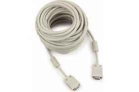 Кабель VGA Premium Cablexpert, 15M/15M, 20м, двойная экранировка, ферритовые кольца, пакет CC-PPVGA-20M (артикул 16205290) – фото 1