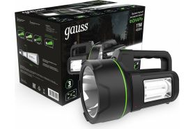 Прожекторный фонарь Gauss модель GFL602 11W 400lm Li-ion 4800mAh LED 1/10/30 GF602 (артикул 18342847) – фото 1