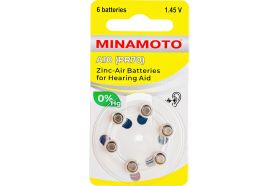 Слуховая батарейка Minamoto A10 PR70, 6 card 8810 (артикул 16375166) – фото 1