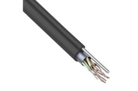 Кабель REXANT витая пара, FTP, 4PR, 24AWG, CAT5e, наружный, OUTDOOR, ТРОС*1, бухта 305 м 01-0144 (артикул 16124623) – фото 1