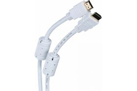 Кабель HDMI AOpen/Qust 19M/M ver 2.0, 10М, 2 фильтра, белый ACG711DW-10M (артикул 16199532) – фото 1