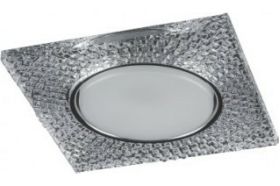 Потолочный светильник FERON 15W 230V GX53, без лампы, прозрачный, хром DL4110 40515 (артикул 16041224) – фото 1