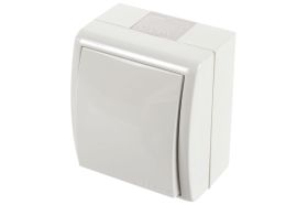 Выключатель IP54, Слоновая кость Simon 1594101-031 (артикул 15404744) – фото 1