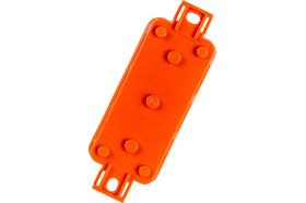 Огнестойкая коробка Экопласт JBL090 E110, о/п 90х42х40, 10 выходов, IP55, 2P, цвет оранжевый 43054HF (артикул 16418587) – фото 1