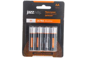 Алкалиновая батарейка JazzWay LR6 Ultra PLUS BL-4 5010772 (артикул 16468071) – фото 1