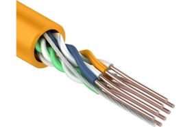 Кабель REXANT витая пара, UTP, 4PR, 24AWG, CAT5e, нгА-HF, LSZH, бухта 305м 01-0049 (артикул 16124448) – фото 1