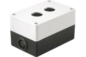 Корпус IEK, КП 102, 2-местный, белый, для кнопок, ИЭК, BKP10-2-K01 (артикул 15164600) – фото 1
