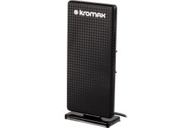 Комнатная активная TV антенна Kromax FLAT-09 black-gray 78971 (артикул 17574264) – фото 1