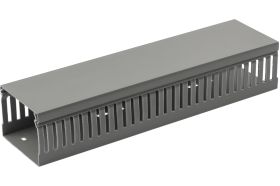 Кабель канал ЭРА KK-60-40-PERF перфорированный, 60х40, серый, 2м Б0050776 (артикул 19466970) – фото 1