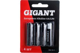 Батарейка Gigant Alkaline АА/LR6 блистер 4 шт. GBA-2A-4 (артикул 19462638) – фото 1
