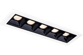 Встраиваемый светильник Elektrostandard 9921 LED 10W 4200K белый черный a052480 (артикул 16456883) – фото 1