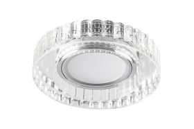 Потолочный светильник FERON 15LED 2835 SMD 4000K, MR16 50W G5.3, прозрачный, CD985 32662 (артикул 16005390) – фото 1