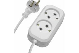 Удлинитель STEKKER 2 гнезда б/з 2x0,75, 7м, серия Home HM01-20-07, Ух-10 39204 (артикул 16279242) – фото 1
