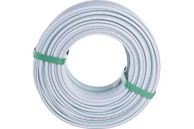 Коаксиальный кабель ЭРА SAT 703 B,75 Ом, Cu/, PVC, цвет белый Б0044612 (артикул 16110012) – фото 1