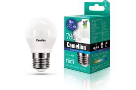 Светодиодная лампа Camelion LED8-G45/865/E27 8Вт 220В 13373 (артикул 15905329) – фото 1