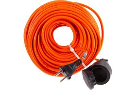 Удлинитель шнур Партнер-Электро GardenLine б/з ПВС 2х0,75 6A 30м IP 44 US101A-130OR (артикул 15908671) – фото 1