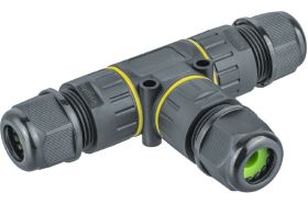 Коннектор Navigator 82 836 NTB-T02-3P-IP68 T-образный, 3PIN 82836 (артикул 18110047) – фото 1
